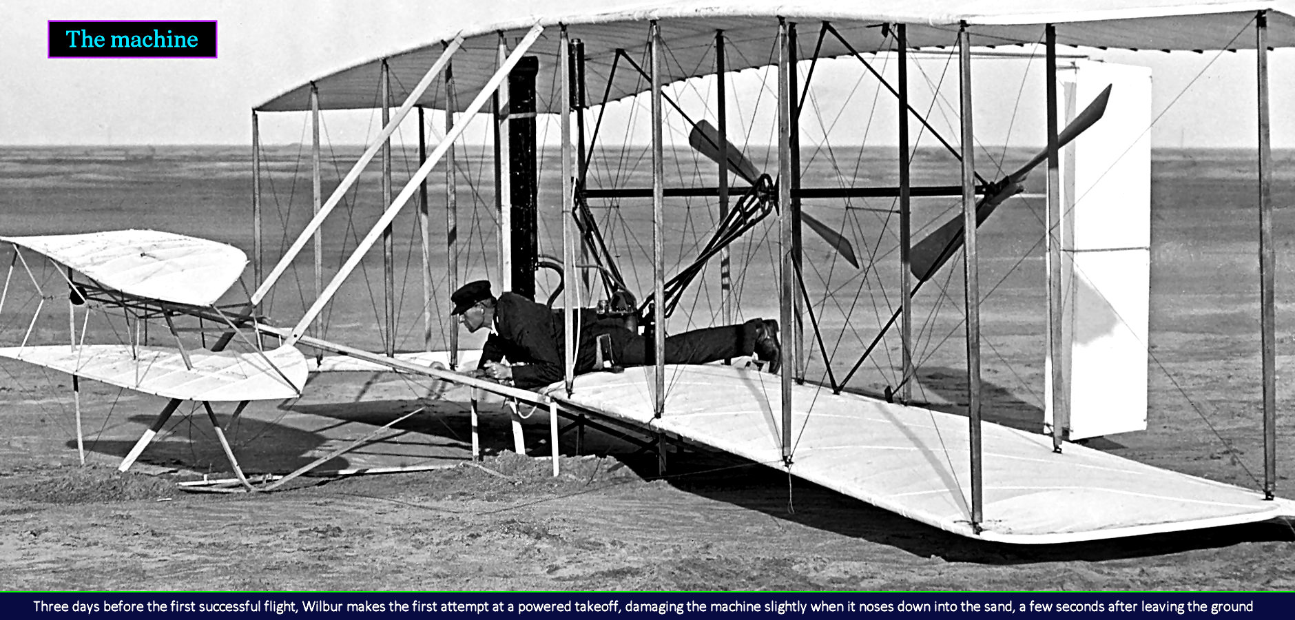 Minor crash landing, 1903